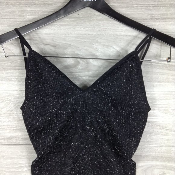 Free People Polish Up Strappy Metallic Leotard - Picture 4 of 6